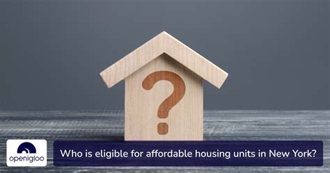 what are rules of affordable housing lottery